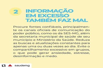 Foto - MATERIAL INFORMATIVO SOBRE CORONAVÍRUS - MINISTÉRIO DA SAÚDE